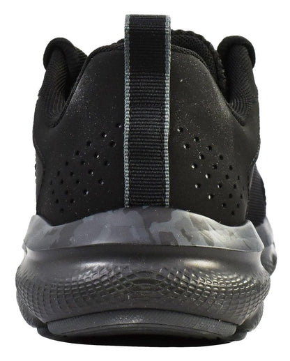 Under Armour Men's Charged Assert 9 Camo, Black/Black/Pitch Gray, 11.5 US