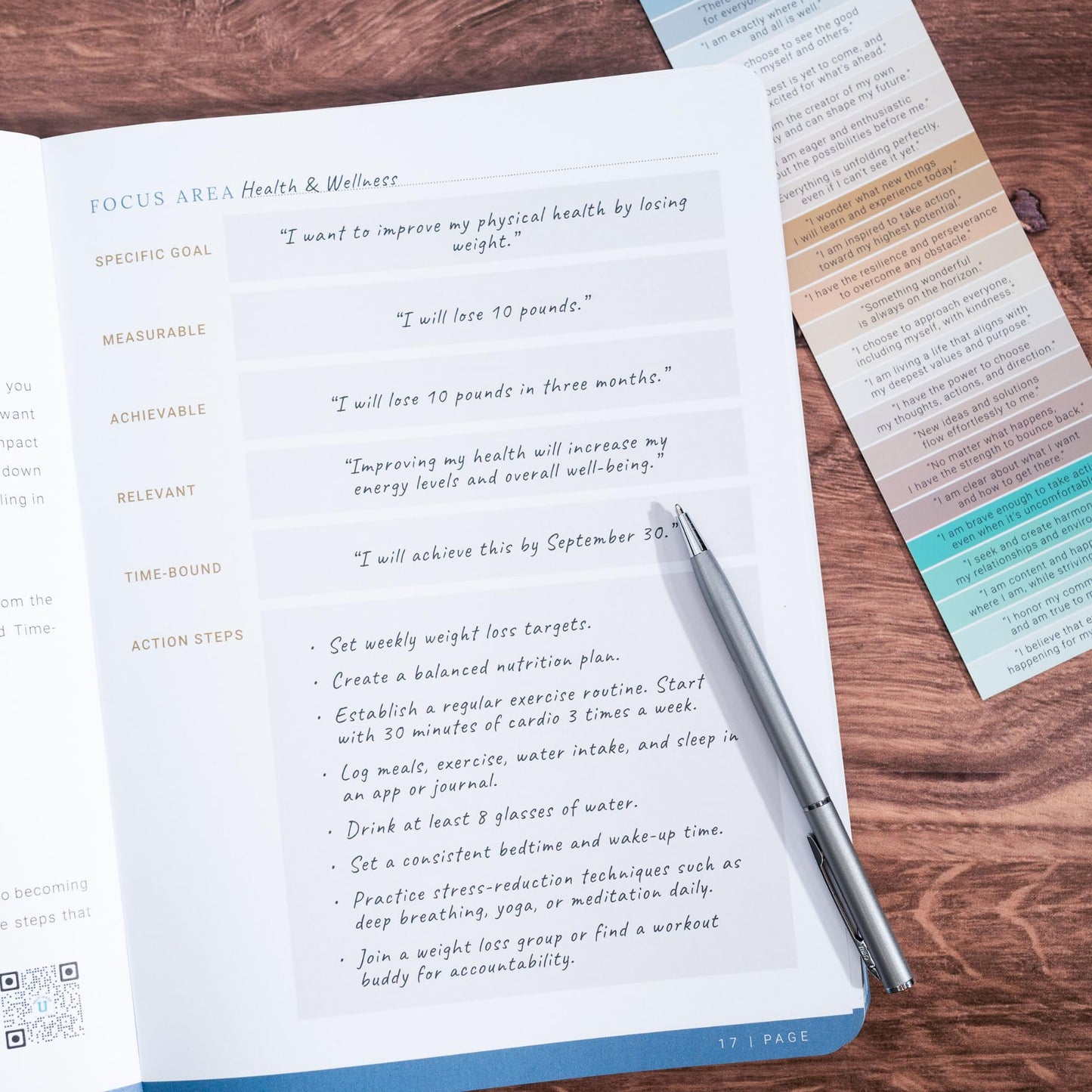 Undated Goal Planner for Men & Women – 90-Days Goal Setting Planner with Daily To-Do Lists, Goal Tracker, Habit Tracking, Reflections, Mindfulness & Self-Care