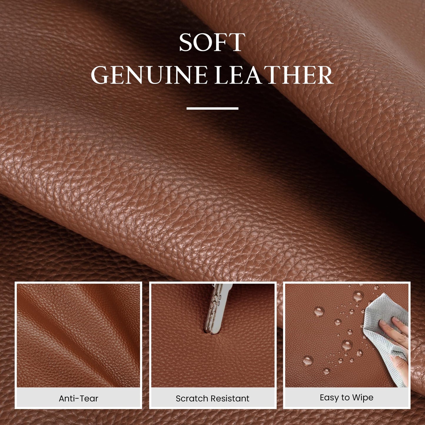 befen Deep Brown Vintage Leather Tote Bag for Women Medium, Soft Satchel Handbag Designer Style Purse