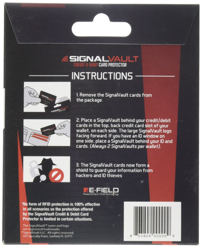 SignalVault Credit & Debit Card Protector - As Seen On Shark Tank