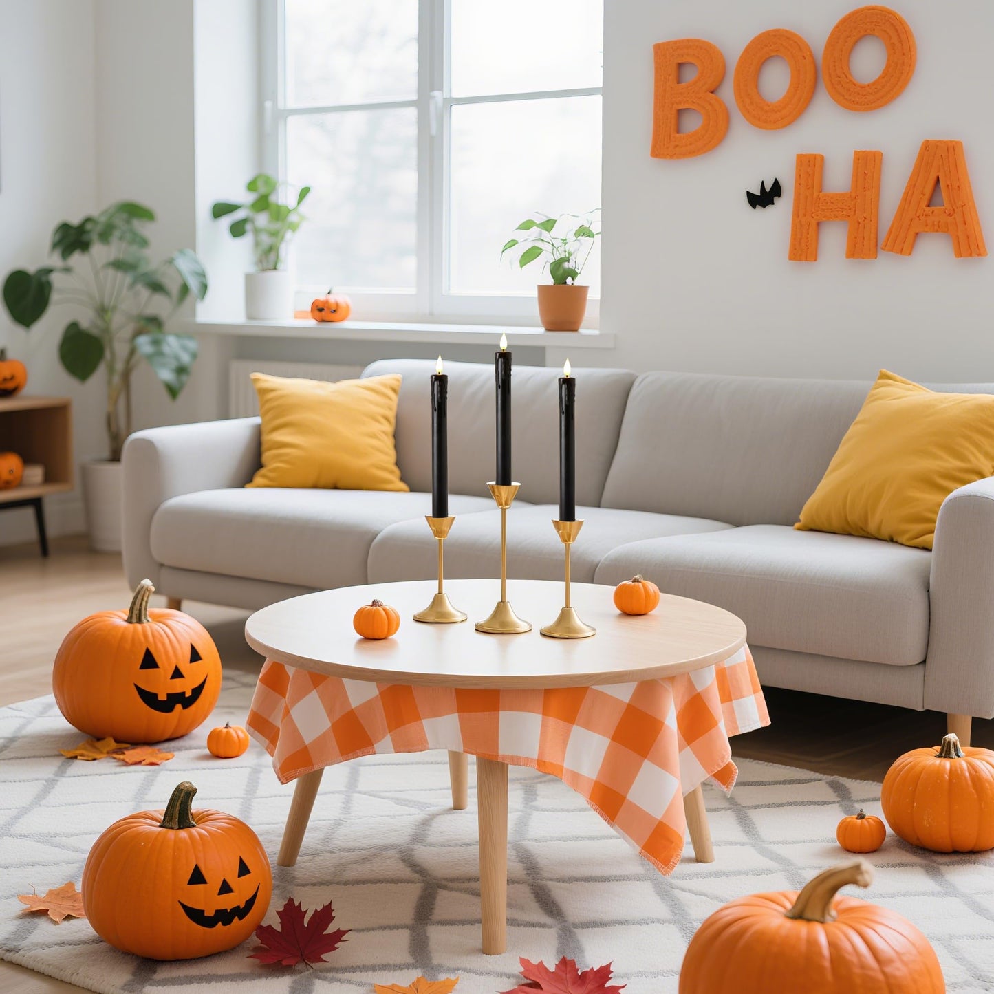 Velsyn Black Flameless Taper Candles with Remote and Timer - 9.65 Inch Real Wax LED Candlesticks - Wax Drip Battery Operated Halloween Taper Candles with 3D Flickering Flame Halloween Decor, 3 Pack