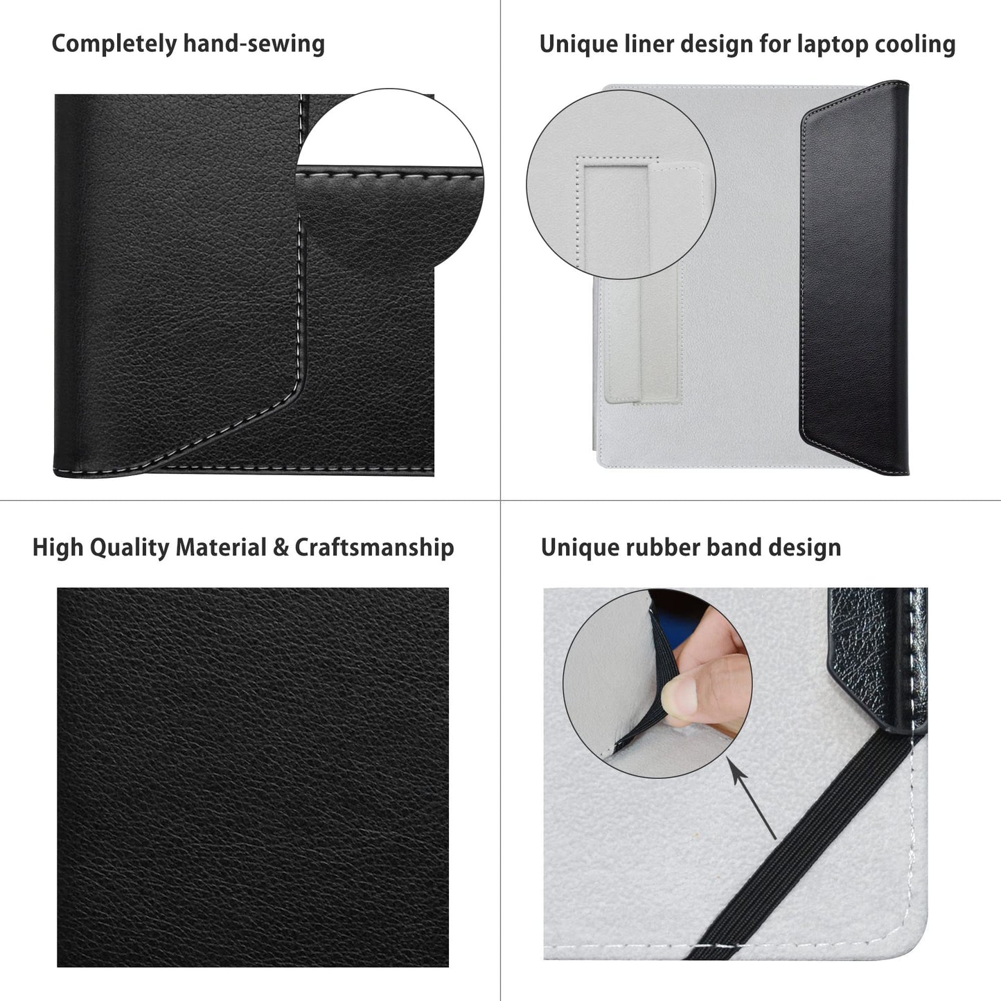 Alapmk Protective Case for Dell Inspiron 16 5640 5645/Inspiron 16 2-in-1 7640 7645/Inspiron 16 Plus 7640 7630/Vostro 16 5640/Latitude 7640 7650 & Pavilion 16 16-agXXXX 16-afXXXX 16",Black