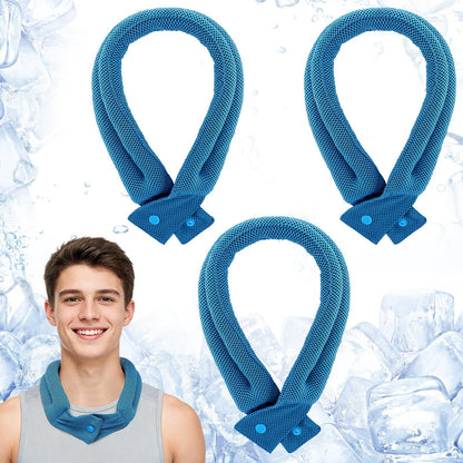3 Pcs Cooling Neck Wraps - Cooling Towels with Ice Polymer, Breathable Soft Neck Coolers for Summer Heat Sports Gym Workout Men Women Gifts