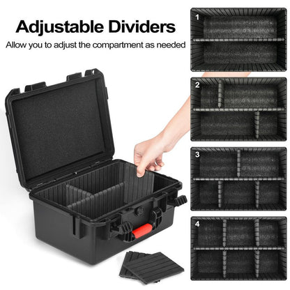 Graded Sports Card Storage Box - Card Case for Trading | Baseball Card, Graded Card Slab Carrying Case Fits PSA BGS FGS & SGC, Waterproof Holder Storage Box for Top Loader, Magnetic (Holder 300+)