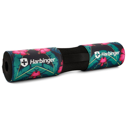 Harbinger Hip Thrust Bar Pad for Doing Hip Thrusters at Home and in The Gym for Olympic and Standard Bars - Floral