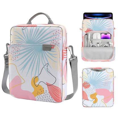 MoKo 15 Inch Laptop Sleeve Bag Fits MacBook Air 15" M2 2023, MacBook Pro 14" M2 2023, Galaxy Tab S9 Utra 14.6" 2023, Handle Carrying Case with Shoulder Strap, Indigo