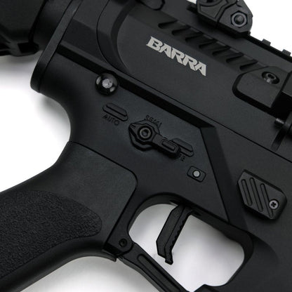 Barra Airguns 400e Gen 2 Metal Full Auto Battery-Powered BB Gun Kit, Includes LiPo Battery and Charger, Fully Automatic Electric BB Rifle - 430 to 440 FPS (Black)