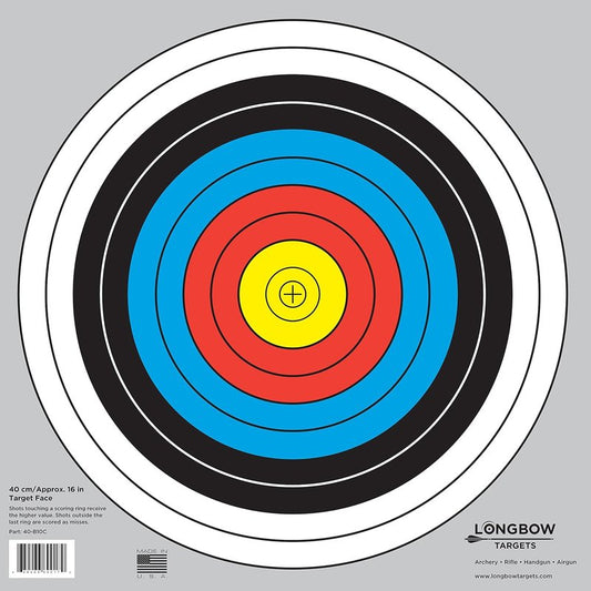 Archery Targets 40cm & 80cm - Durable 20 Pack for Precision Shooting | Ideal for Practice and Competitions