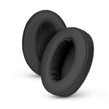 Brainwavz Angled Earpads for Cloud Alpha, HyperX, ATH M50X, M50BT, Turtle Beach & More | Extra Thick Memory Foam Ear Pads for Comfort, PU Black