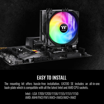 Thermaltake Fan Cl-p105-al12sw-a Ux200 Se Retail
