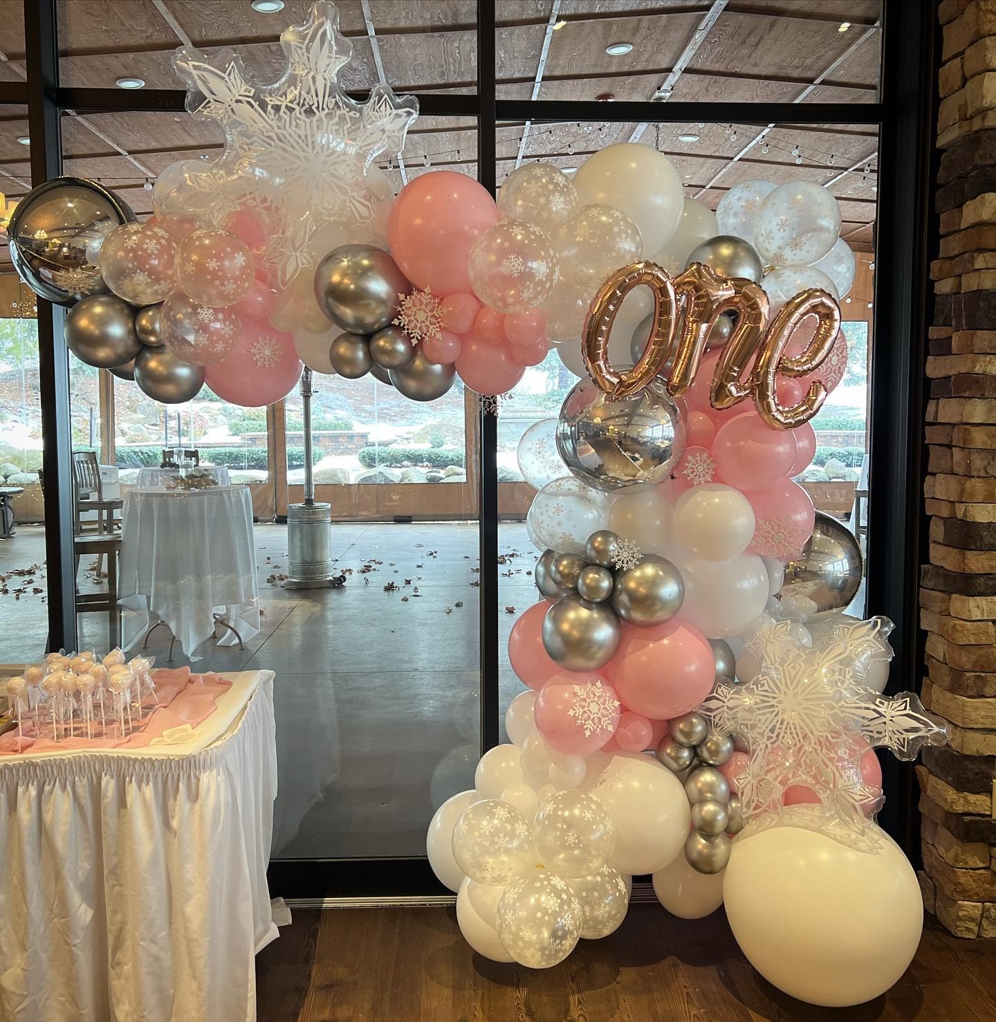 5pcs 36inch snowflake balloons-winter theme birthday party decerations supplier-winter flower for ice snow activity party decorations