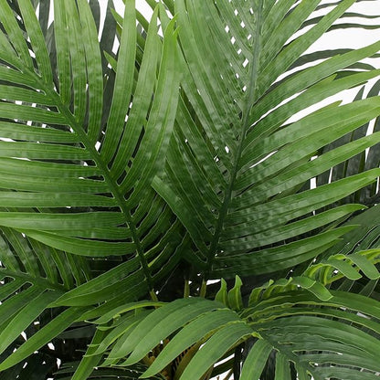 Palm Tree Artificial Tropical Plant 5FT Tall Faux Plants Indoor Fake Floor Plants Decorative Palm Tree Large Office Plant Artificial Palm Trees for Home House Decor