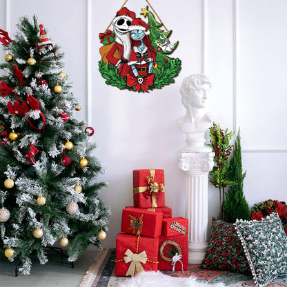 Christmas Decorations Hanging Sign Wooden Door Sign New Year Winter Xmas Decor Christmas Decorations for Home Party