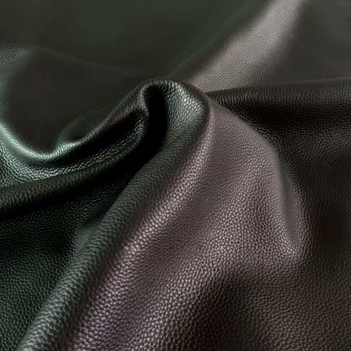 Black Leather, 1.4-2.0mm Thickness for Wallets, Briefcases, Sofa & Stool, Leather Sheets for Crafting (Black lizhiwen12×24" 1pc