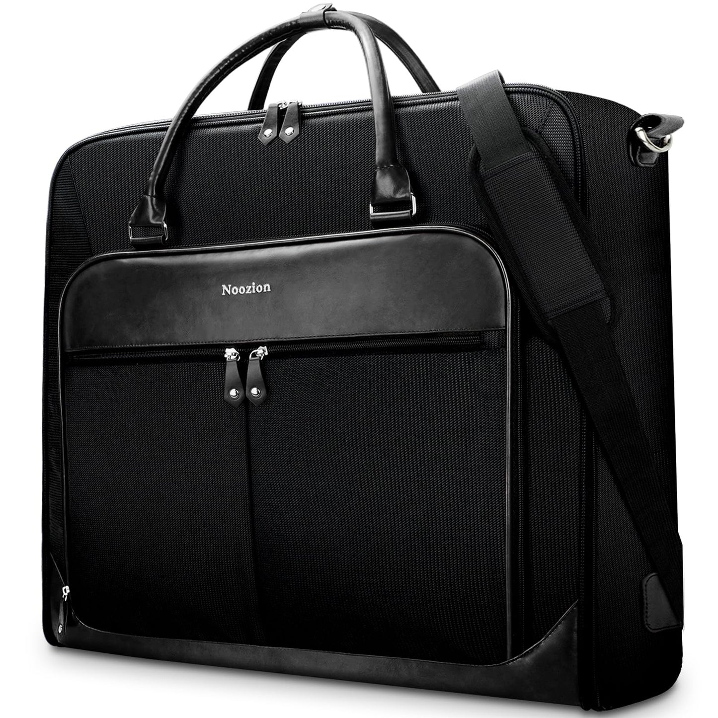 Noozion Garment Bag for Travel, Large Carry On Suit Bag for Business Up to 4 Suits, Wrinkle Free Garment Bag for Hanging Clothes with Shoulder Strap, Laptop Compartment, and Wet-Dry Pocket