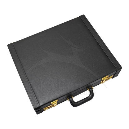 Premium Masonic Regalia Provincial Apron Hard Case Briefcase, Black Leather – Freemason Bags & Cases (Real Leather)