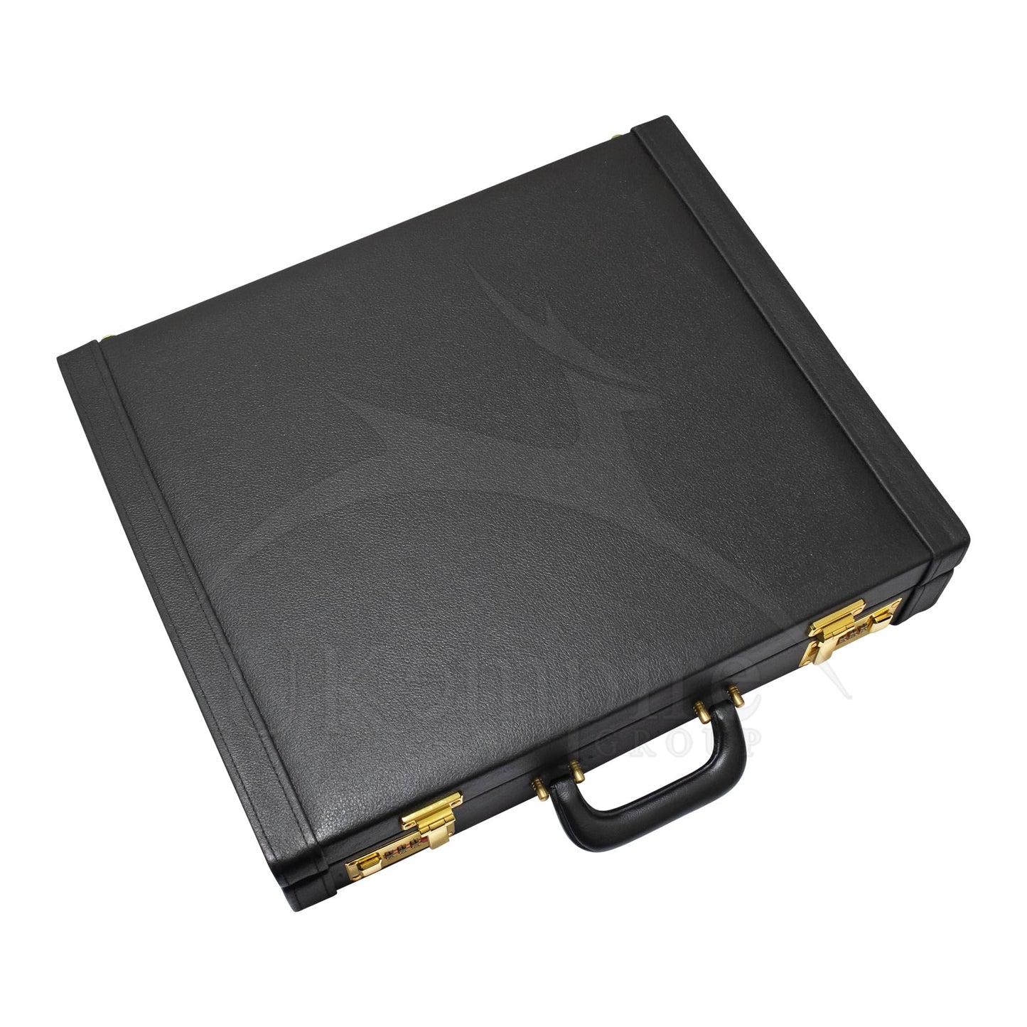Premium Masonic Regalia MM/WM Apron Hard Case Briefcase, Black Leather – Freemason Bags & Cases (Real Leather)