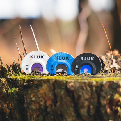 KLUK Custom Calls Old Meets New Series Turkey Mouth Calls, 3 Pack