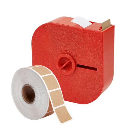Target Pasters Dispenser Box with Target Stickers, Easy Access&Storage, Self-Adhesive Shooting Targets Pasters for Shooting Range,Targets Cardboard Repair Patches,Perfect for USPSA, IPSC, IDPA(RED)