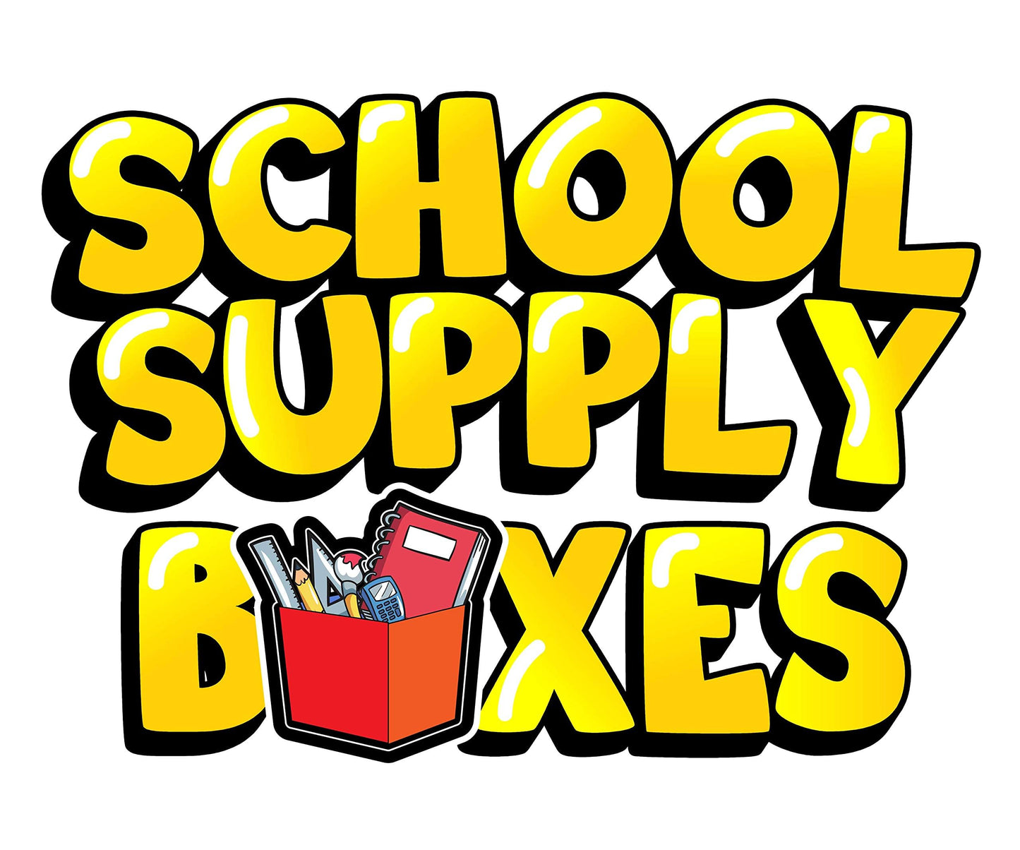 Mega Back to School Bundle | 1 Box - 474 Pieces per Box | School Supply Boxes - Back to School Essentials | Includes All of Your Back to School Needs for Students & Teachers