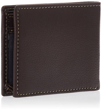 Timberland Men's Wellington Leather Rfid Bifold Commuter Security Wallet, brown, One Size
