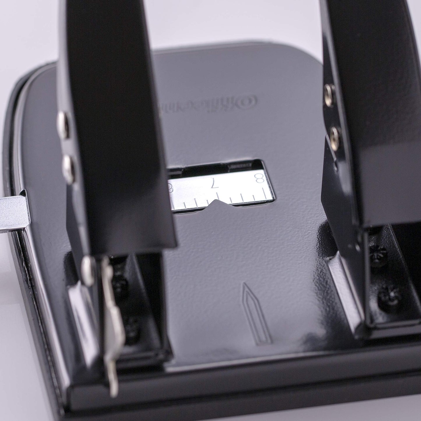Smowfes Professional Two Hole Punch and Hole Puncher for Paper | 30 Sheets Capacity, Black (90079)