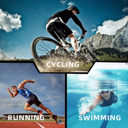 Triathlon Suits Mens One-Piece Sleeveless Trisuits Skin Wet Suit for Running Cycling Swimming