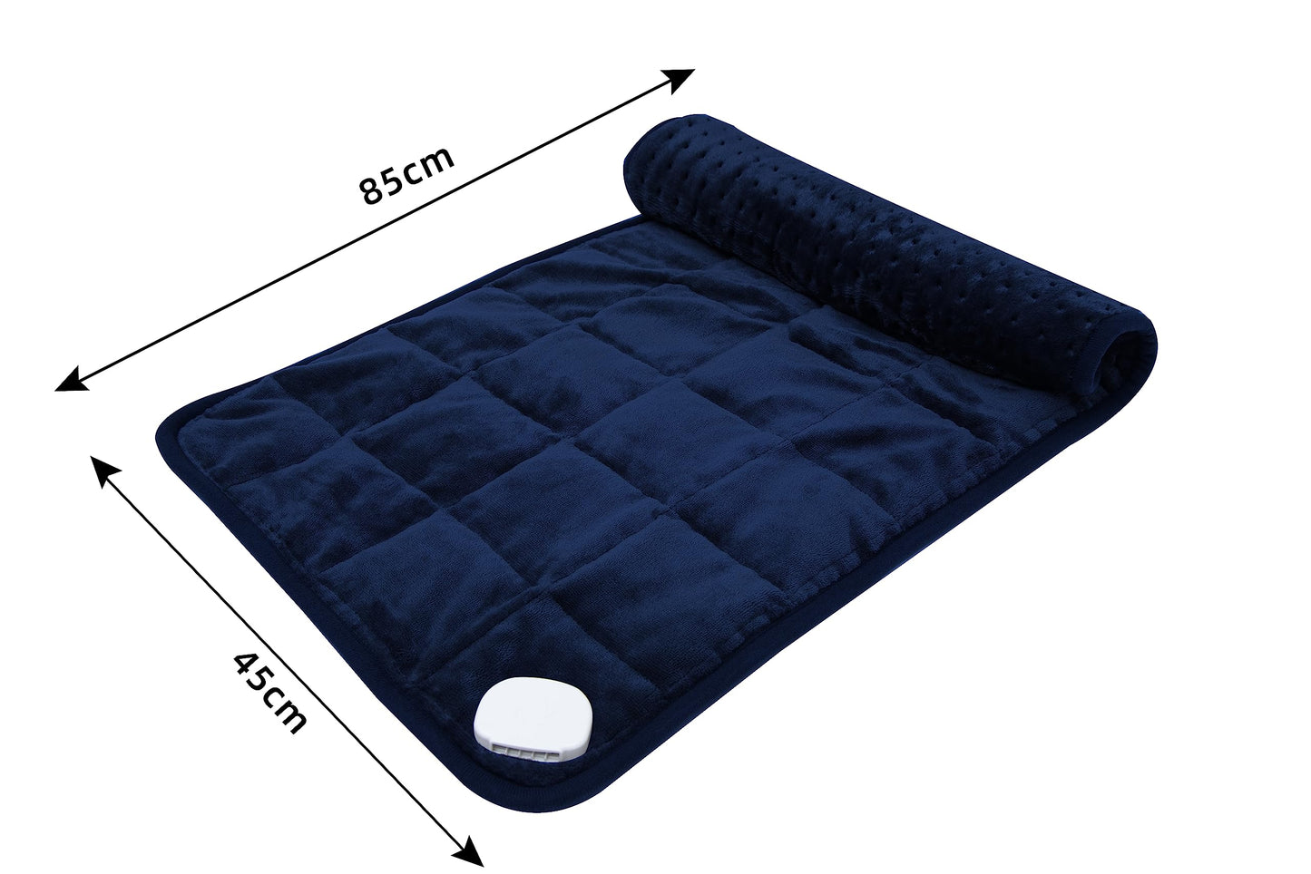 Ambershine 17''x33'' XXXL King Size Heating Pad with 12 Temperature Settings & 4 Auto-Off Countdown Timers, Pain Relief for Back/Neck/Shoulders/Abdomen/Legs, Christmas Gifts for mom dad (Dark Gray)