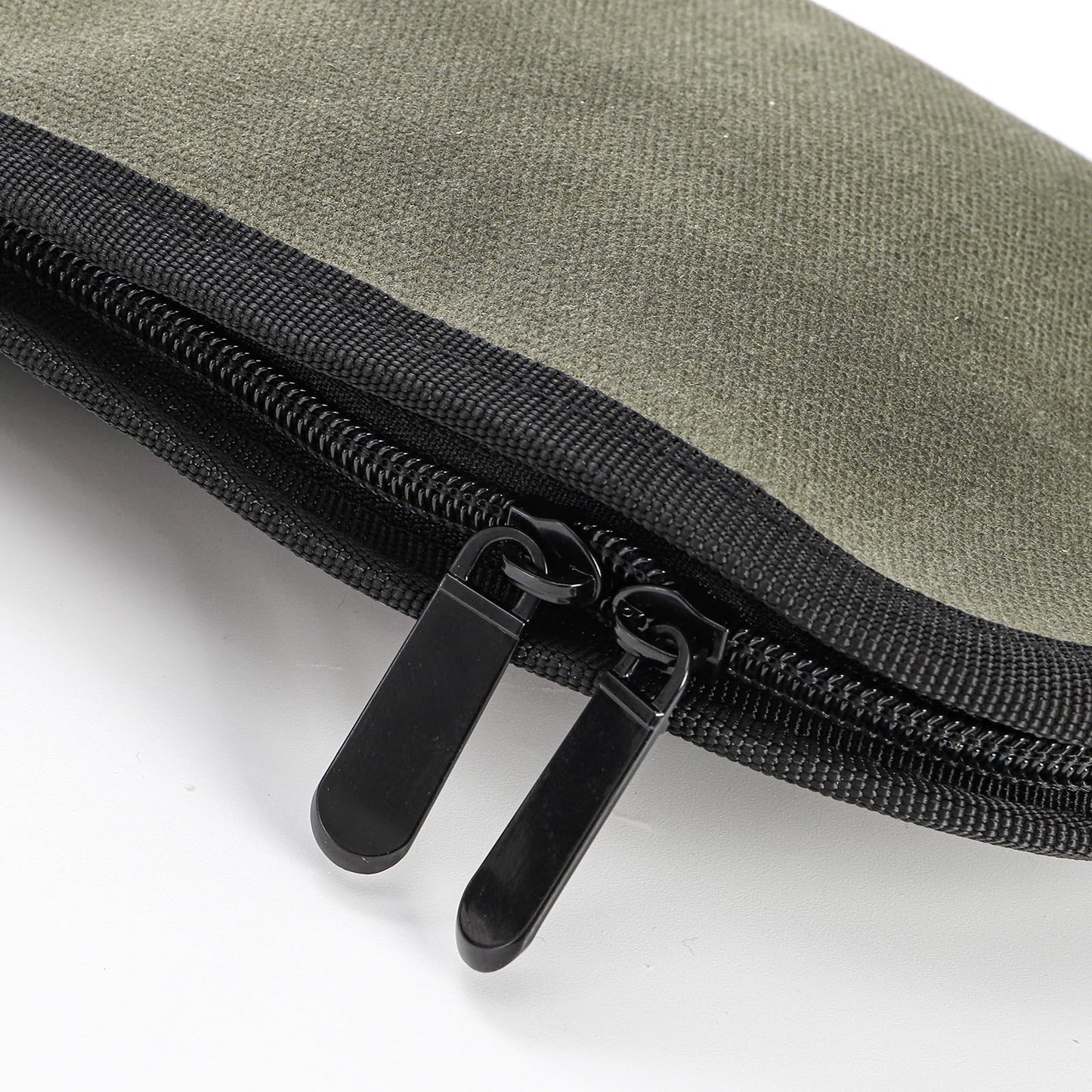 Tosnail Chef Knife Roll Bag with 4 Slots, Heavy Duty Waxed Canvas Knife Bag with Handle, Kitchen Knife Storage, Portable Knife Carrying Case