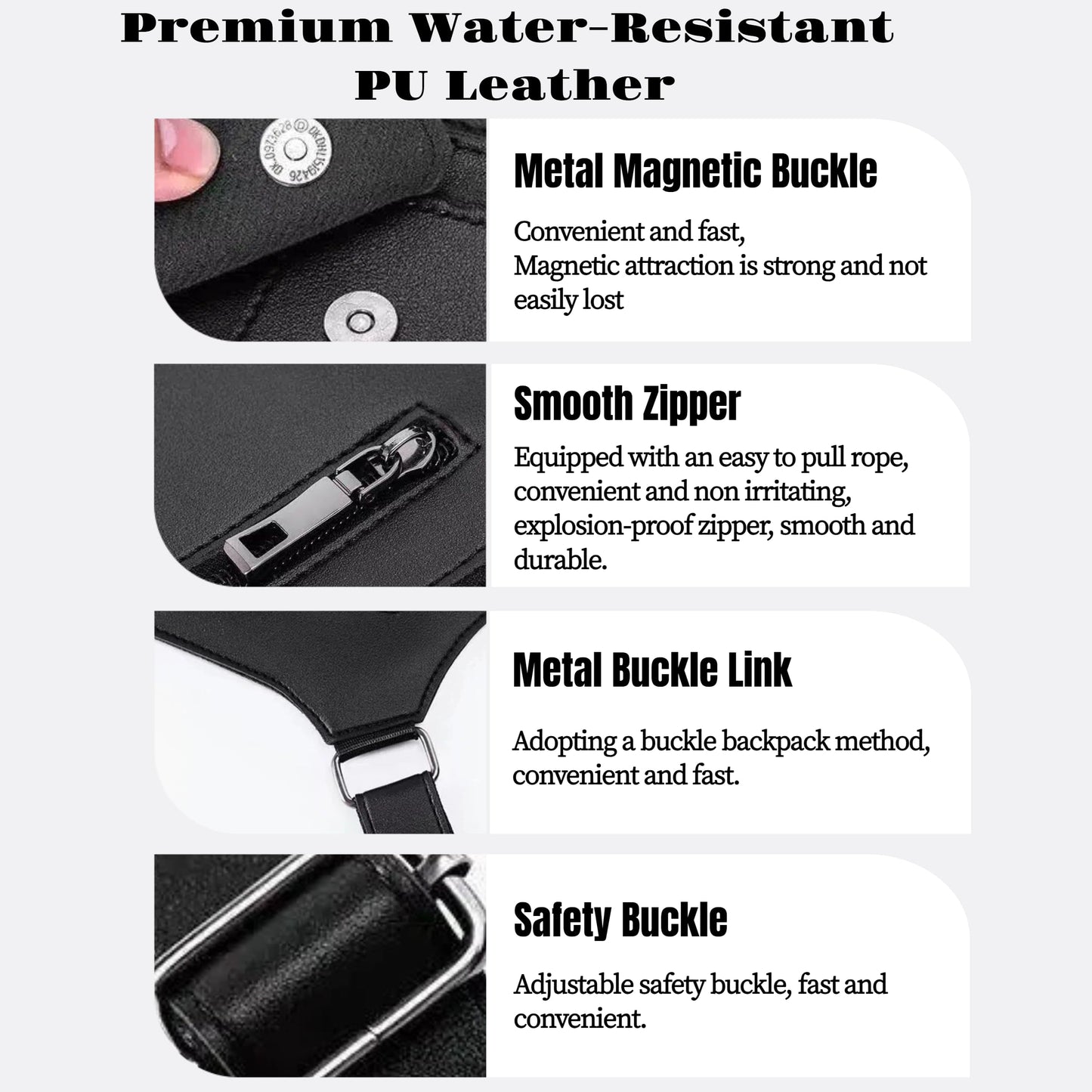 Tactical Double Shoulder Armpit Bag,Anti-Pickpocket Hidden Strap Wallet,Adjustable Leather Armor Crossbody Pack Multi-Pocket (Brown)