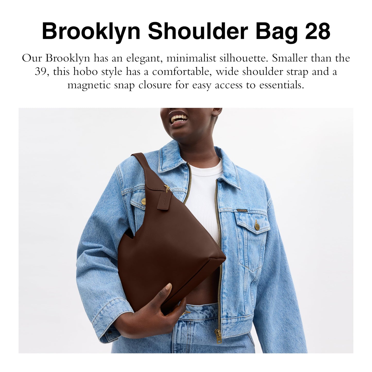COACH Brooklyn Shoulder Bag 28, Maple