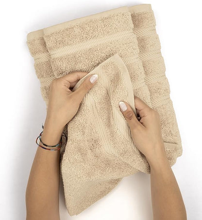 American Soft Linen Premium 3 Piece Towel Set, 1 Bath Towel 1 Hand Towel 1