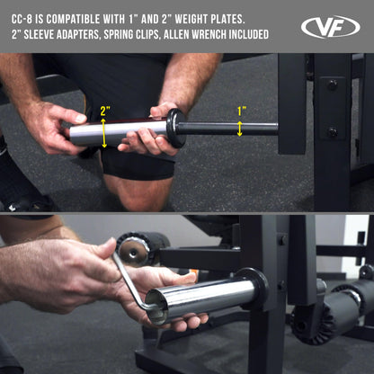 Valor Fitness Leg Extension and Curl Machine – Commercial Grade Plate Loaded Quad & Hamstring Trainer, Adjustable Dual Sundial with 15 Positions, Home Gym Strength Training Equipment