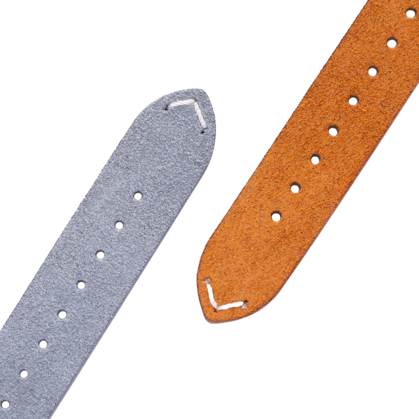BARAK WATCHES Quick Release Suede Leather Watch Straps – Soft Genuine Leather Band – 20mm 22mm – Replacement Watch Band for Men & Women – Multiple Colors Available (Blue, 20mm)