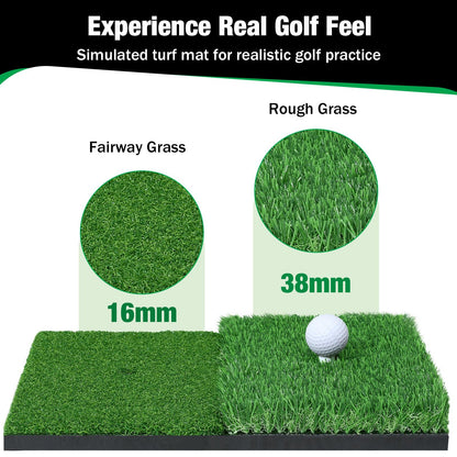 MoKo Golf Net, 10 x 7ft Golf Practice Net with 2 Targets, Portable Hitting Nets for Backyard Garage Indoor, Improve Swing Putting Pitching, Gift for Men & Golfer