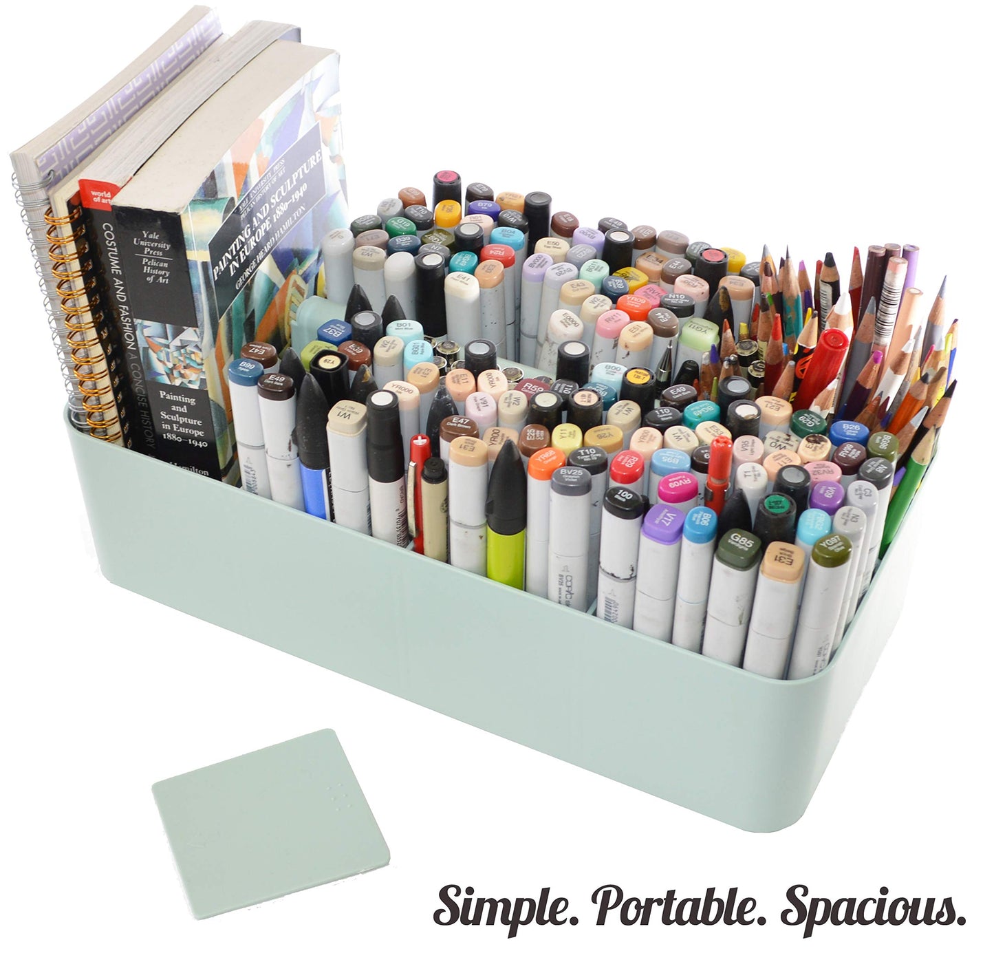 Enjoy Organizer Portable Caddy American Made, DIY Dividers, 8 Compartments, Supply Organizer, Portable Tote Basket with Handle Storage Organizer Bathroom, Office, Crafts, or School Supplies