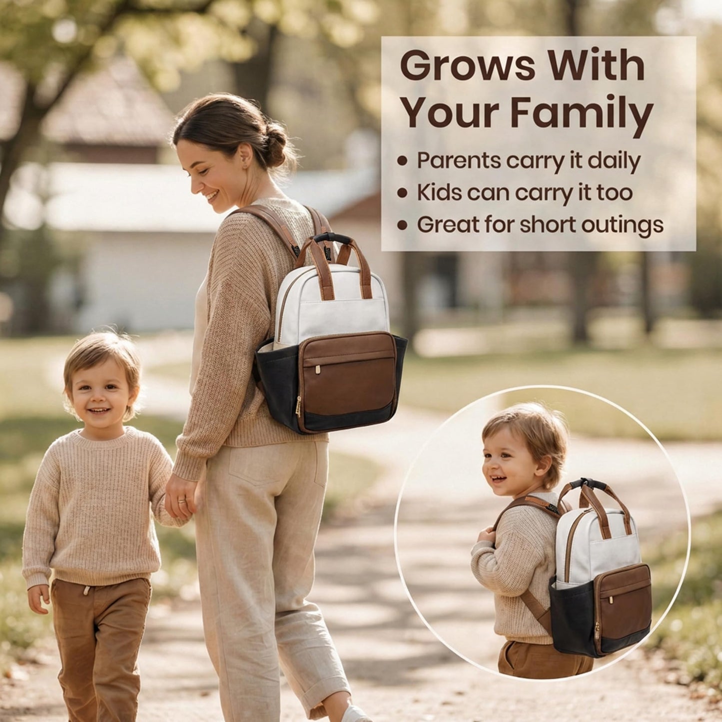 miss fong Small Diaper Bag - Baby Diaper Bag Backpack Mini Diaper Backpack Checkered Diaper Bag with Changing Pad Toddler Backpack for Travel Daycare Mommy Diaper Backpack for Mom & Dad