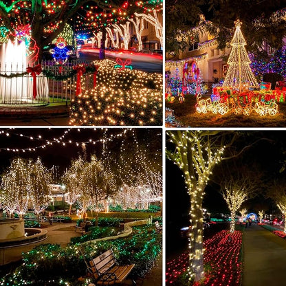 Dazzle Bright Fairy Lights Battery Operated, 20 FT 60 LED Silver Wire Waterproof Battery Operated String Lights, Christmas Decorations for Indoor Outdoor Bedroom Yard Party Decor, Warm White