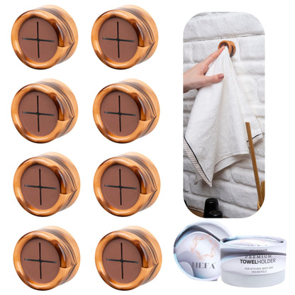 HEFA Towel Hooks, Towel Holder, Dish Towel Holder, Kitchen Organization, Kitchen Towel Hook, Kitchen Towel Holder, Hand Towel Holder, Kitchen Gadgets, Kitchen Essentials, Bathroom Accessories, 4 Pack