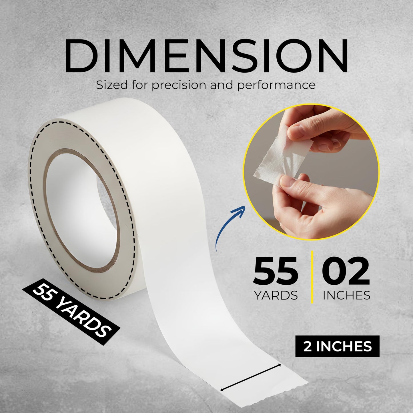 BONSTOCK 12 Pack Wide Masking Tape 2 inch Wide, White Painters Tape 2" Masking Tape Wide Bulk for General Purpose Use, 2 Inches X 55 Yards X 12 Rolls (660 Total Yards)