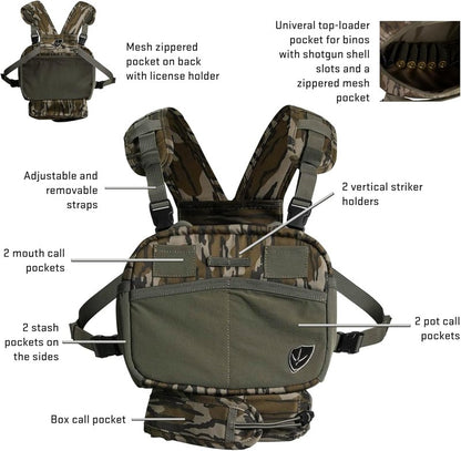 Turkey Hunting Chest Pack - BLOCKER OUTDOORS Finisher - Lightweight & Durable Design