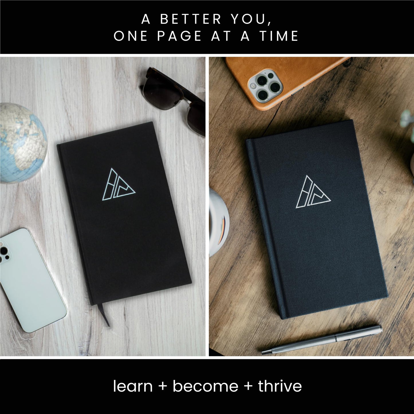 Self-Mastery Journal for Men with Prompts - 13 Week Guided Gratitude Journal - 5 Minute Journal - Reflection Manifestation Journals for Mindfulness - Self Care Journal - Goal Journal for Women & Men
