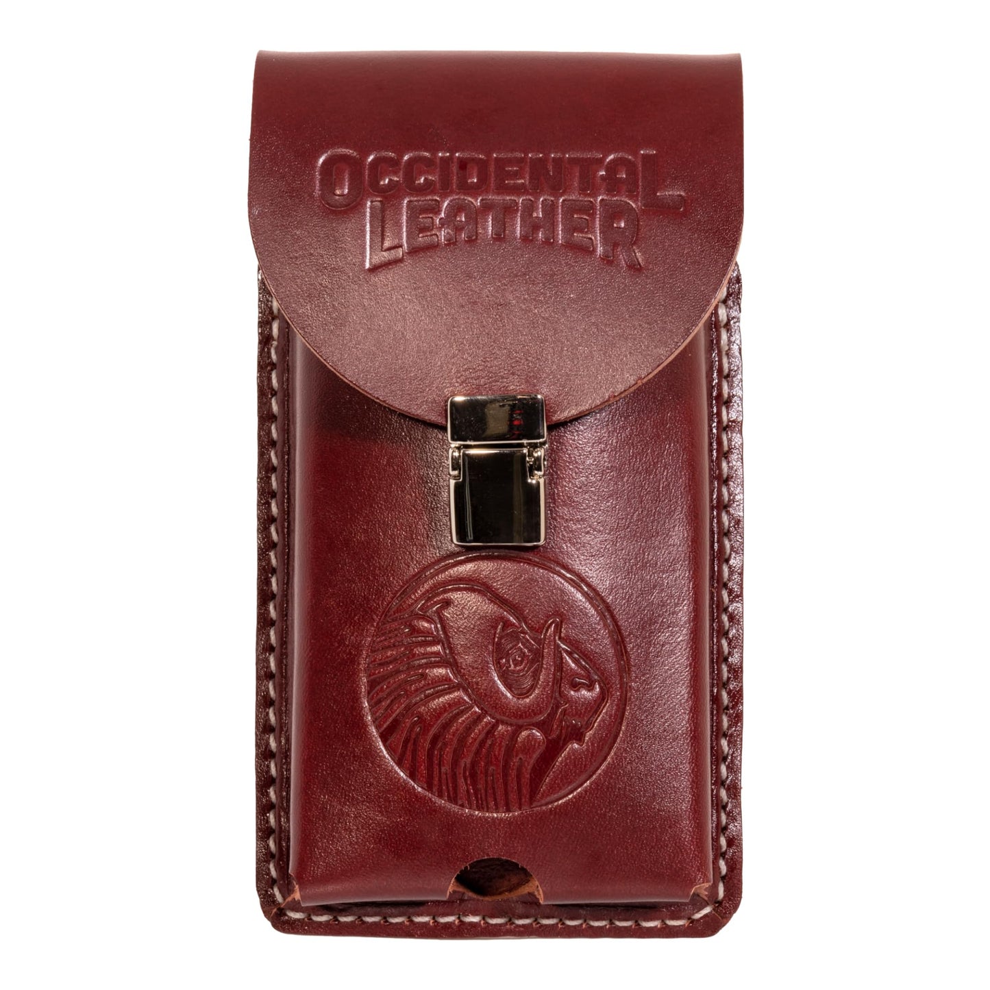 Occidental Leather XL Leather Phone Holster - Fits Up to a 3" Belt - Secure & Stylish - Flexible Carry - Made in USA