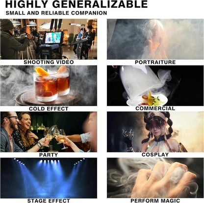Mini Fog Machine - Handheld Smoke Machine for Cosplay, Photo Shoots & Parties | Stage Effects & Halloween