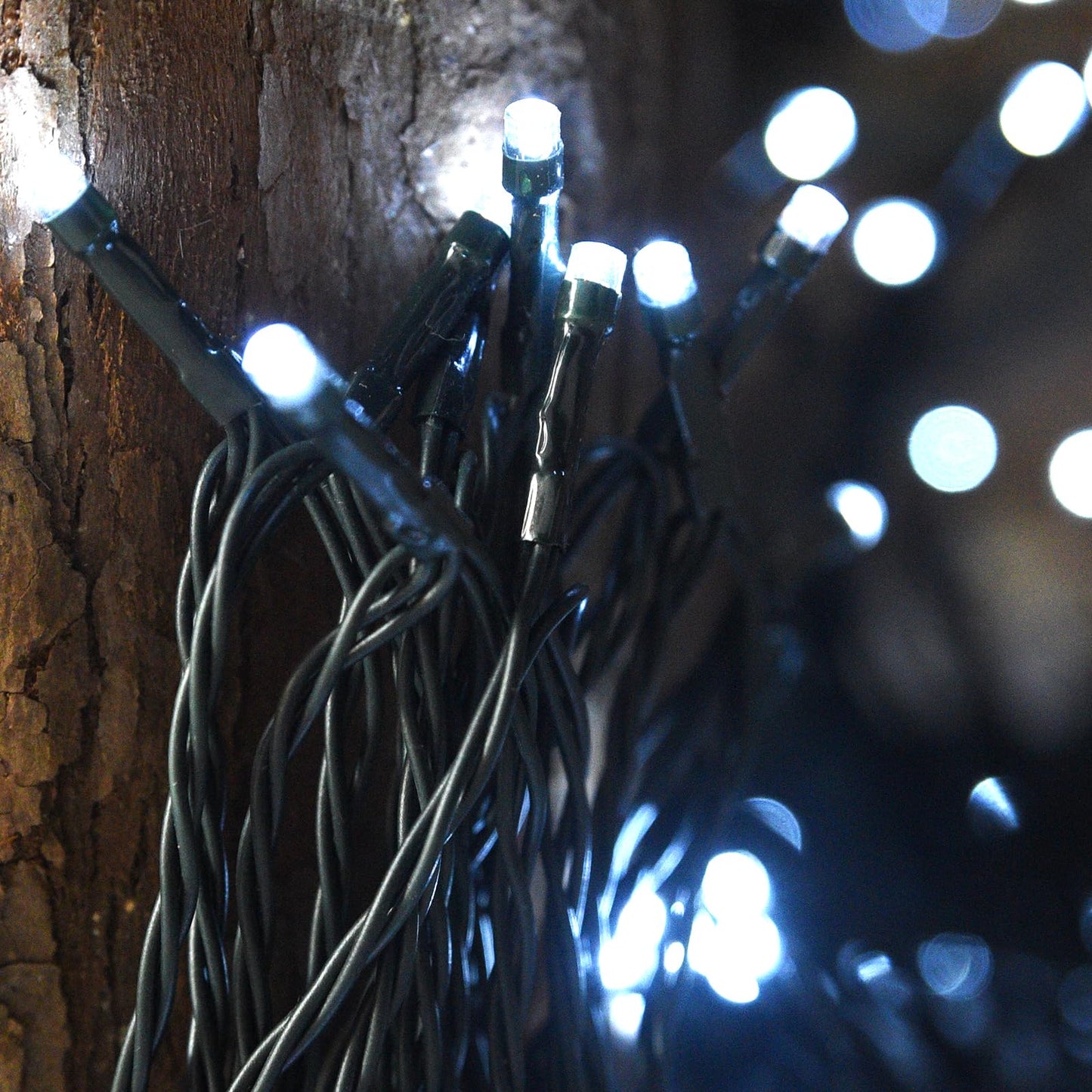 Dailyart Solar String Lights Outdoor, 2 Pack 240 Led Solar Fairy Lights for Outside Waterproof 170ft Cool White Solar Lights 8 Lighting Mode Solar String Lights for Outside,Garden,Courtyards,Trees