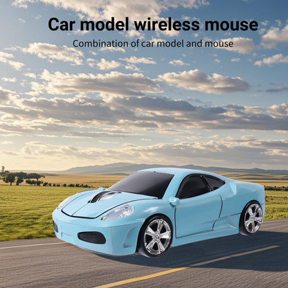 elec Space Wireless Mouse, 2.4GHz Cool Sport Car Shape Computer Mouse 1600 DPI Optical Cordless Mice with USB Receiver for PC Laptop Computer Notebook (Red)