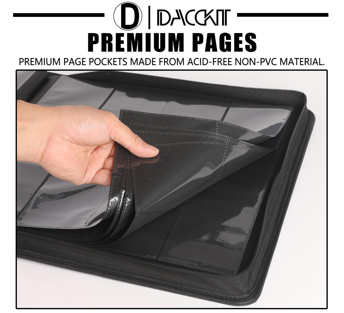 Premium Card Binder 12 Pocket - Fits 1200 Cards，3X4 Ringless Card Binder with Sleeves for Trading Cards & Sports Cards（Model D，Asakusa Green）