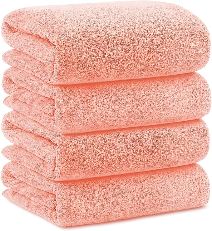 Orighty Microfiber Bath Towels Pack of 4