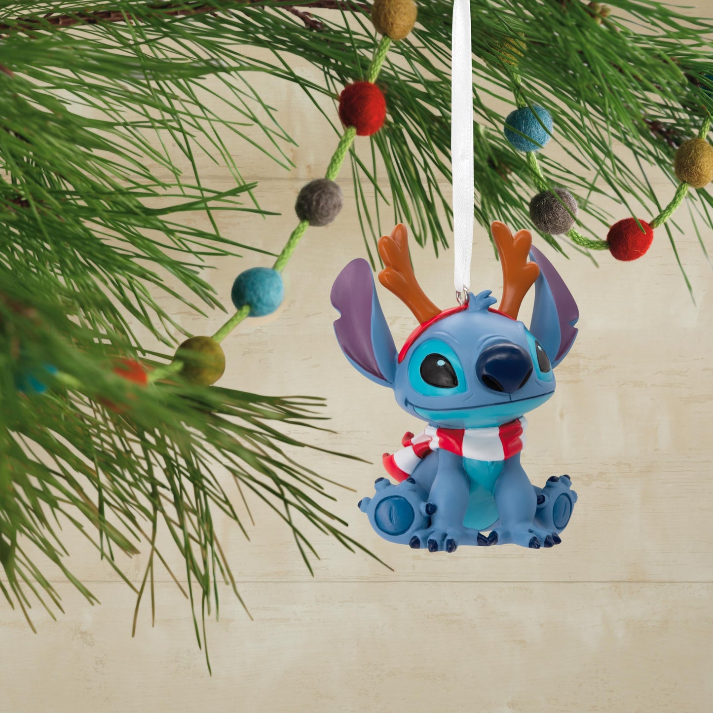 Hallmark Disney Lilo & Stitch Reindeer Stitch Christmas Ornament