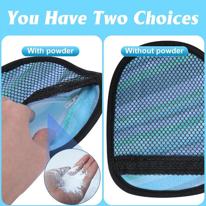 Sand Wipe Off Mitts - 2 Pcs Stripe Beach Sand Remover Cleaner | Perfect for Outdoor Activities & Travel